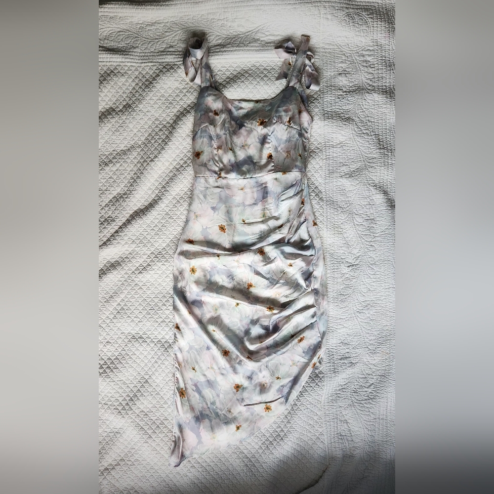 3/$12 Asymmetrical floral dress